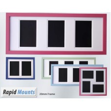 Multi Aperture Colour Range Frame & Double Mount. BPG series