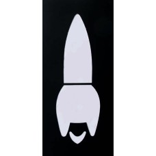 001 Rocket Shape Mount  23x50cm 